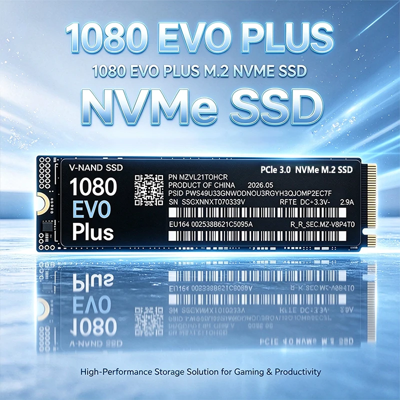 Newest 1080 EVO Plus M.2 NVMe  - Ssd 500Gb 评论和价格