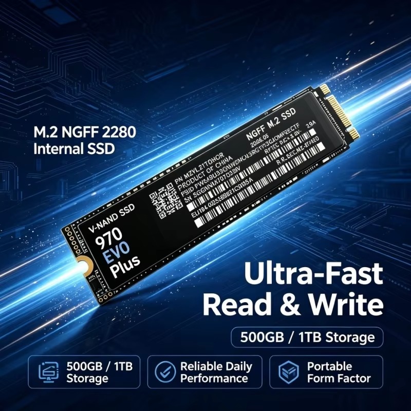 970 EVO Plus M.2 NGFF SSD  TLC - Samsung Ssd 评论和价格