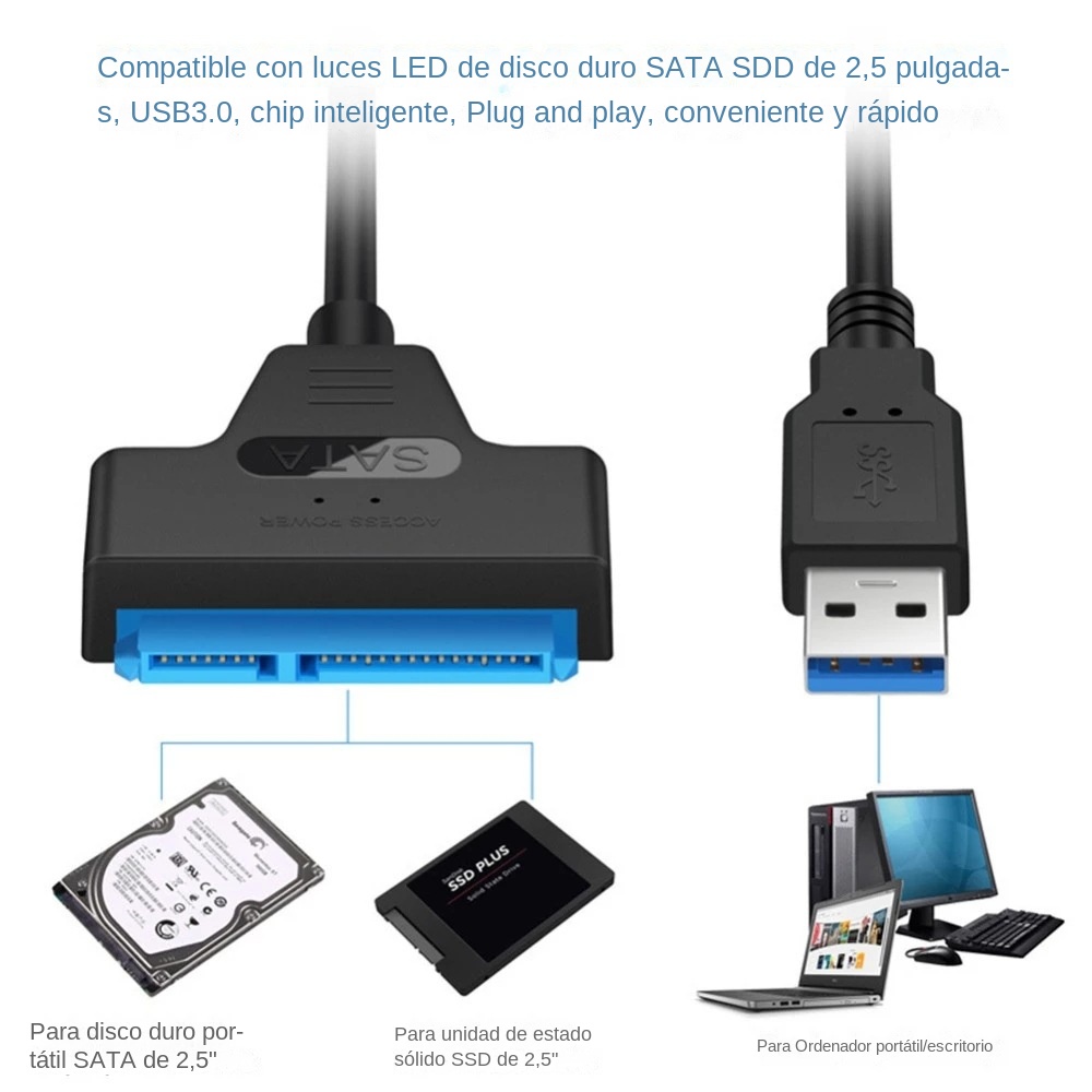 USB 3.0 SATA 3 Cable Sata To U - External Ssd 评论和价格